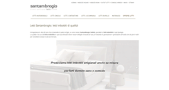 Desktop Screenshot of lettisantambrogio.it